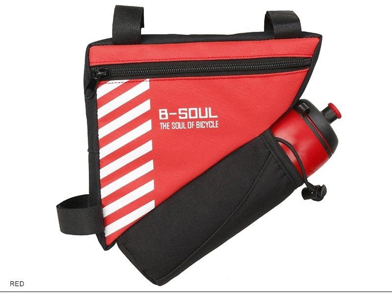 Waterproof Bicycle Bag Bike Triangle Bag For Bicycle Front Frame Bag Bike Bag Cycling Top Tube Bag Bicycle Bottle Bag Bike Storage Frame Bag Bicycle Front Tube Triangle Water Resistant Cycling Pack Strap On Pouch Bike Accessories Tool Accessible