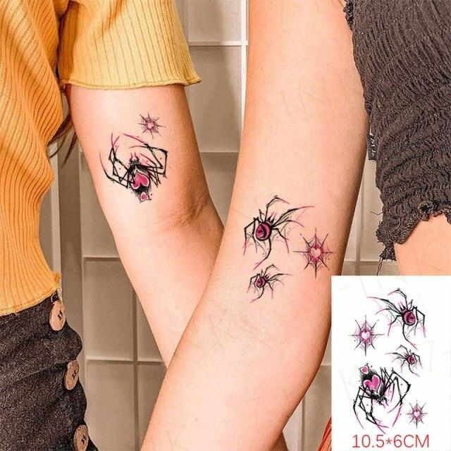 Waterproof Temporary Tattoo Lavender Stickers Butterfly Flower Luxury Small Tattoo For Body Arm