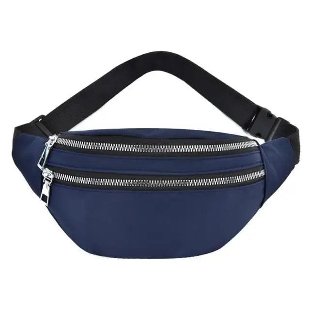 Waterproof Travel Unisex Fanny Pack Simple Design Waist Bags Fashion Bum Bag Trendy  Cross Body Chest Bags