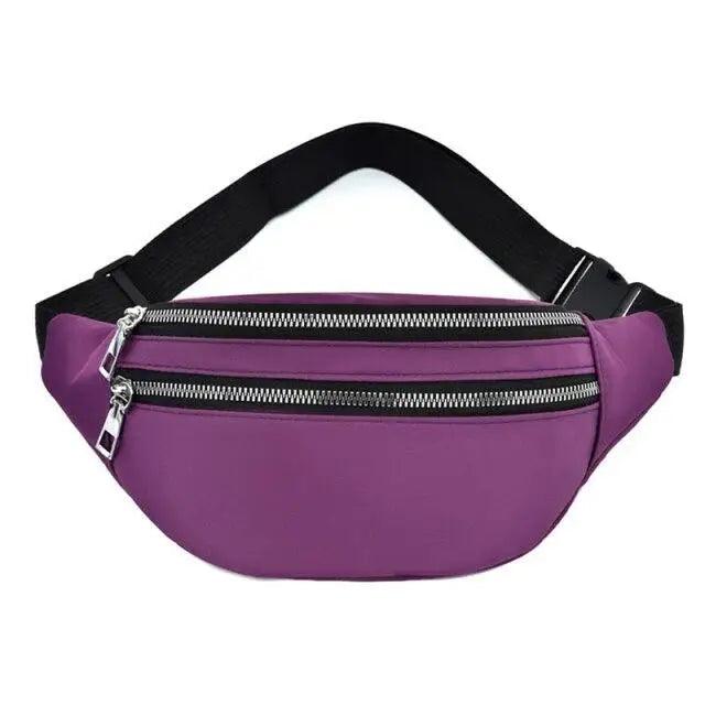 Waterproof Travel Unisex Fanny Pack Simple Design Waist Bags Fashion Bum Bag Trendy  Cross Body Chest Bags