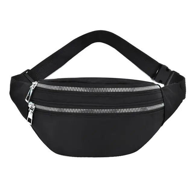 Waterproof Travel Unisex Fanny Pack Simple Design Waist Bags Fashion Bum Bag Trendy  Cross Body Chest Bags
