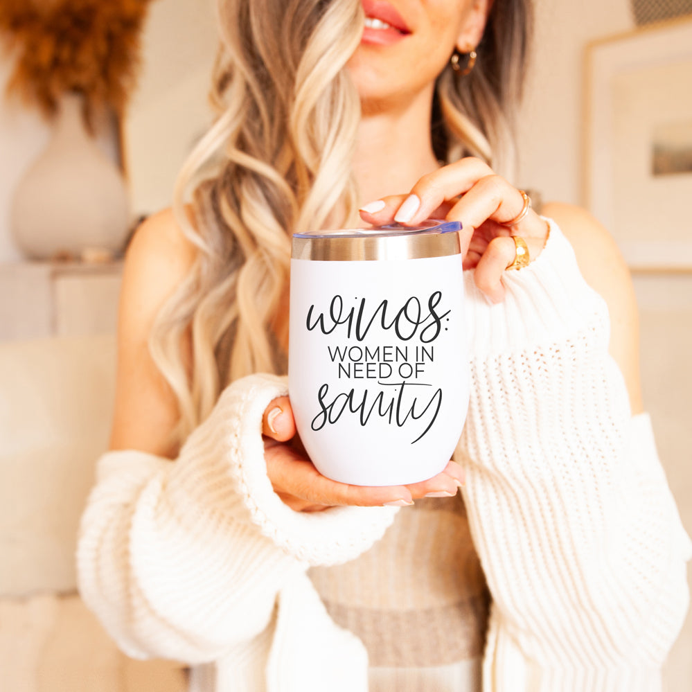 Tasse en acier inoxydable de 340 ml avec couvercle, sans BPA, lavage à la main uniquement, motif sur le devant, tasse de voyage portable