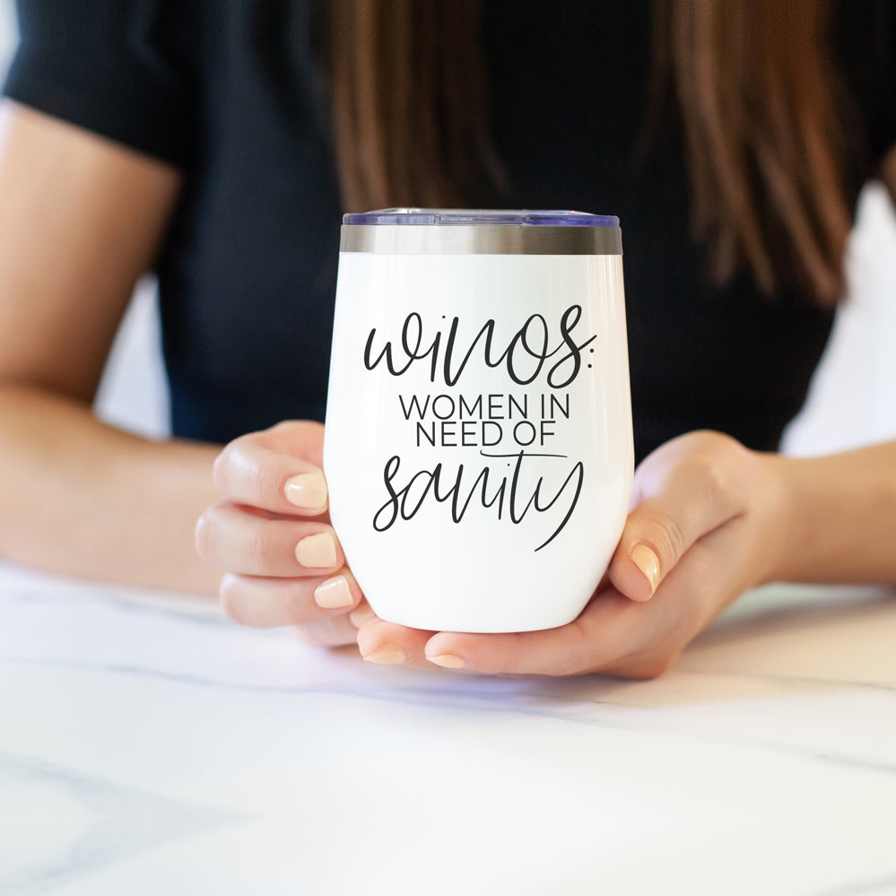 Tasse en acier inoxydable de 340 ml avec couvercle, sans BPA, lavage à la main uniquement, motif sur le devant, tasse de voyage portable