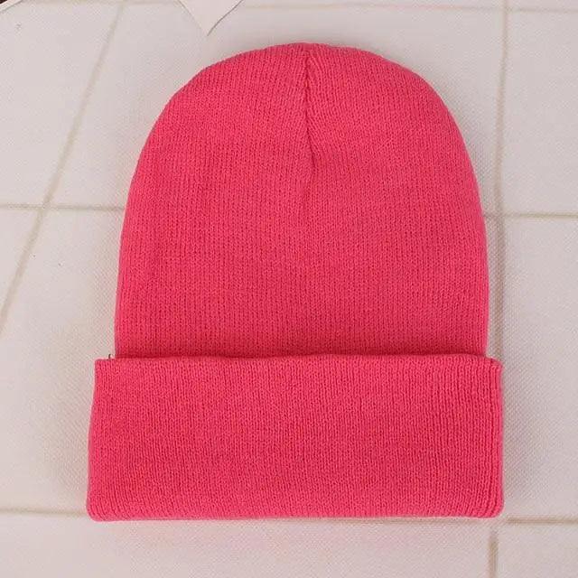 Winter Beanie Hats For Men And Women One Size Beanies Knitted Solid Cool Hat Girls Autumn Female Beanie Warm Comfortable Soft Casual Cap For Cold Weather
