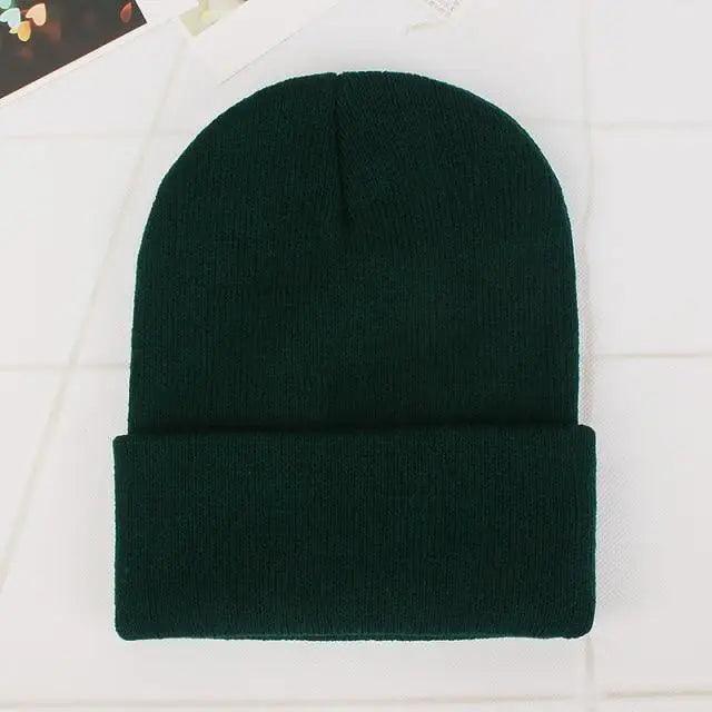 Winter Beanie Hats For Men And Women One Size Beanies Knitted Solid Cool Hat Girls Autumn Female Beanie Warm Comfortable Soft Casual Cap For Cold Weather