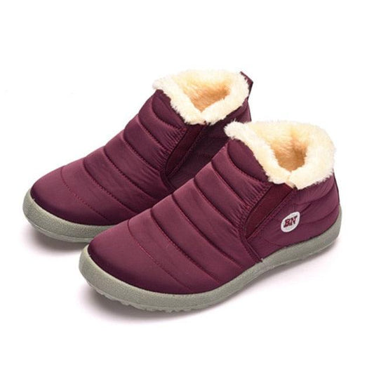 Winter Wasserdichte Schuhe Herren Mode Sneaker Outdoor Arbeit Warme Schuhe Für Herren Slip On Lässig Bequem Warm Outdoor Walking Wasserdichte Weiche Schuhe
