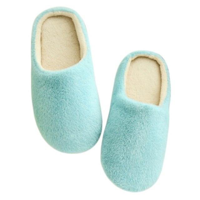 Women Indoor House Plush Soft Cute Cotton Slippers Shoes Non-slip Floor Home Slippers Slides For Bedroom Memory Foam Slippers Scuff Outdoor Indoor Warm Plush Bedroom Shoes With Fur Lining