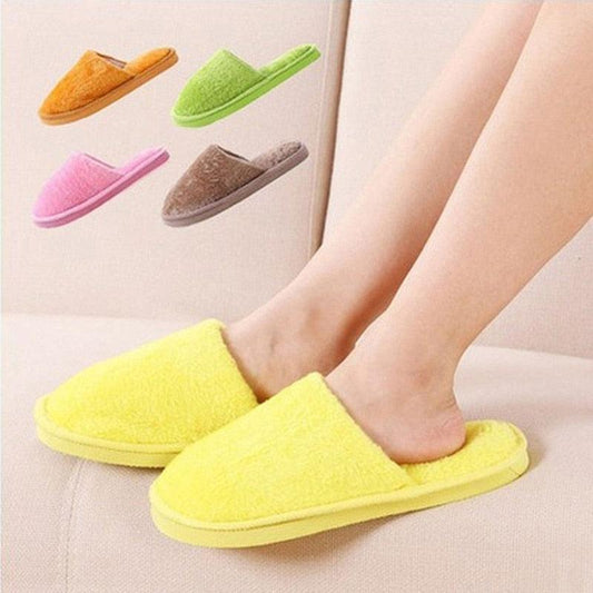 Women Indoor House Plush Soft Cute Cotton Slippers Shoes Non-slip Floor Home Slippers Slides For Bedroom Memory Foam Slippers Scuff Outdoor Indoor Warm Plush Bedroom Shoes With Fur Lining