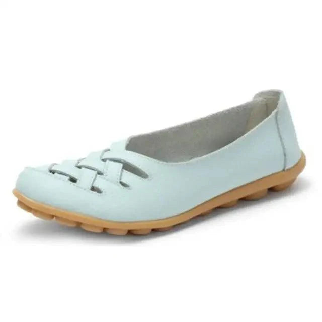 Women's Genuine Leather Flats Sandals Elegant Comfortable Soft Non Slip Design For Women