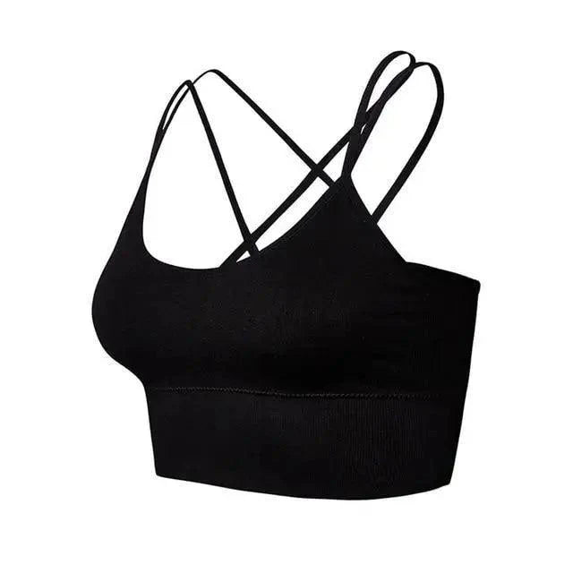 Women Sports Bra Sexy Brathable Sports Top Yoga Bra Push Up Top Female Gym Fitness Sports Underwear Female Seamless bra