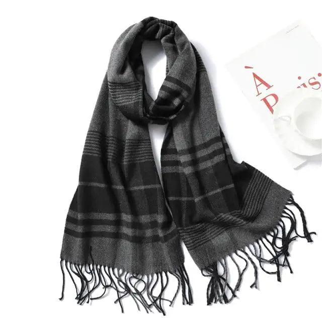 Women Winter Warm Scarf Shawl Fashion Plain  Soft Long Scarves For Women Casual Wear Travel Friendly Scarfs  Warm Winter Scarf Double Sided Thick Shawl Women Students Scarf