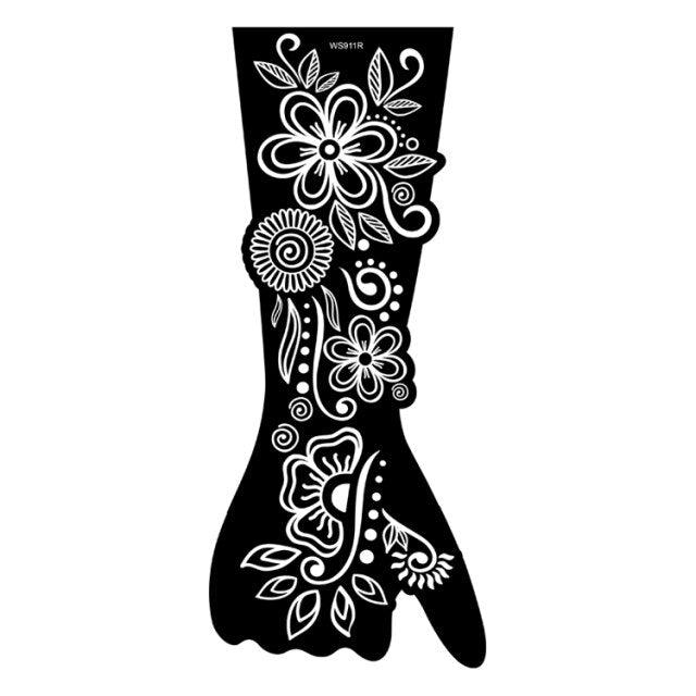 Womens Rose Tattoo Temporary Waterproof Body Tattoos Luxury Flower Design Modern Sticker