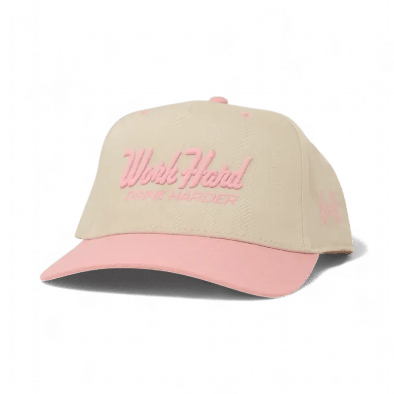 Work Hard Drink Harder Snapback Hat