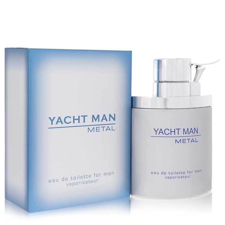 Yacht Man Metal de Myrurgia Eau de Toilette Vaporisateur 100 ml pour Homme