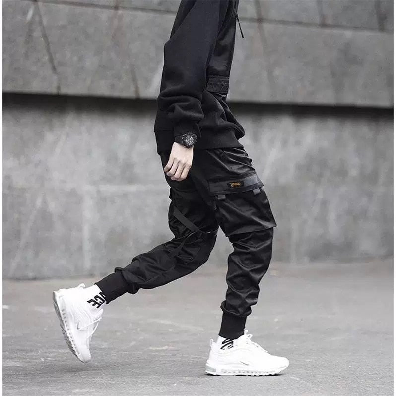 Pantalon de jogging noir mat YE2032