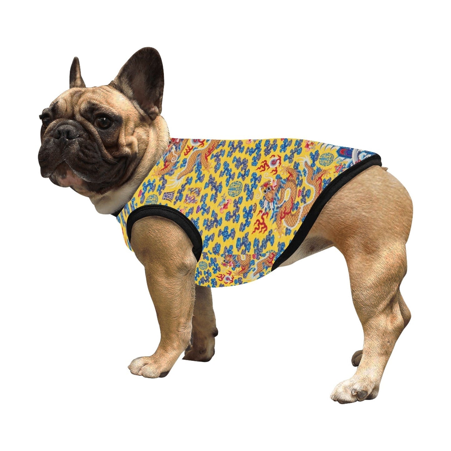 Yellow Qing Dynasty Dragon Tank Top