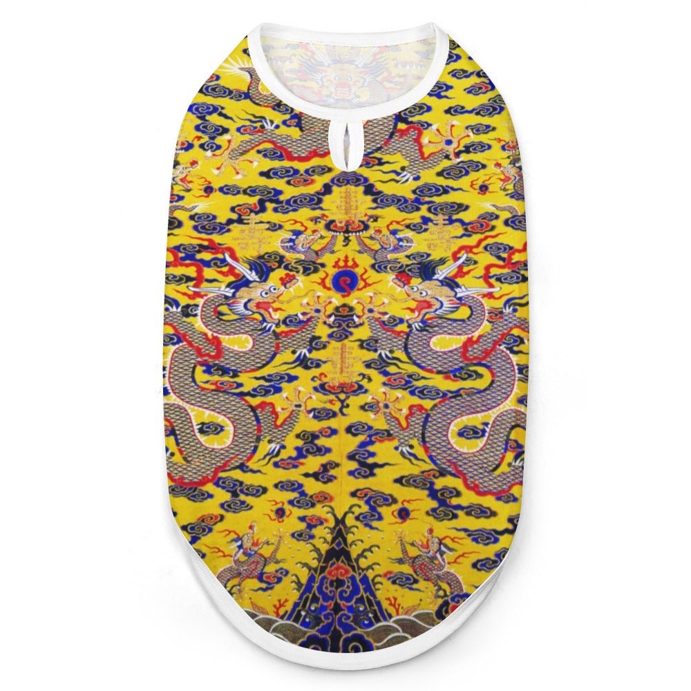 Yellow Imperial Dragon Pet Vest