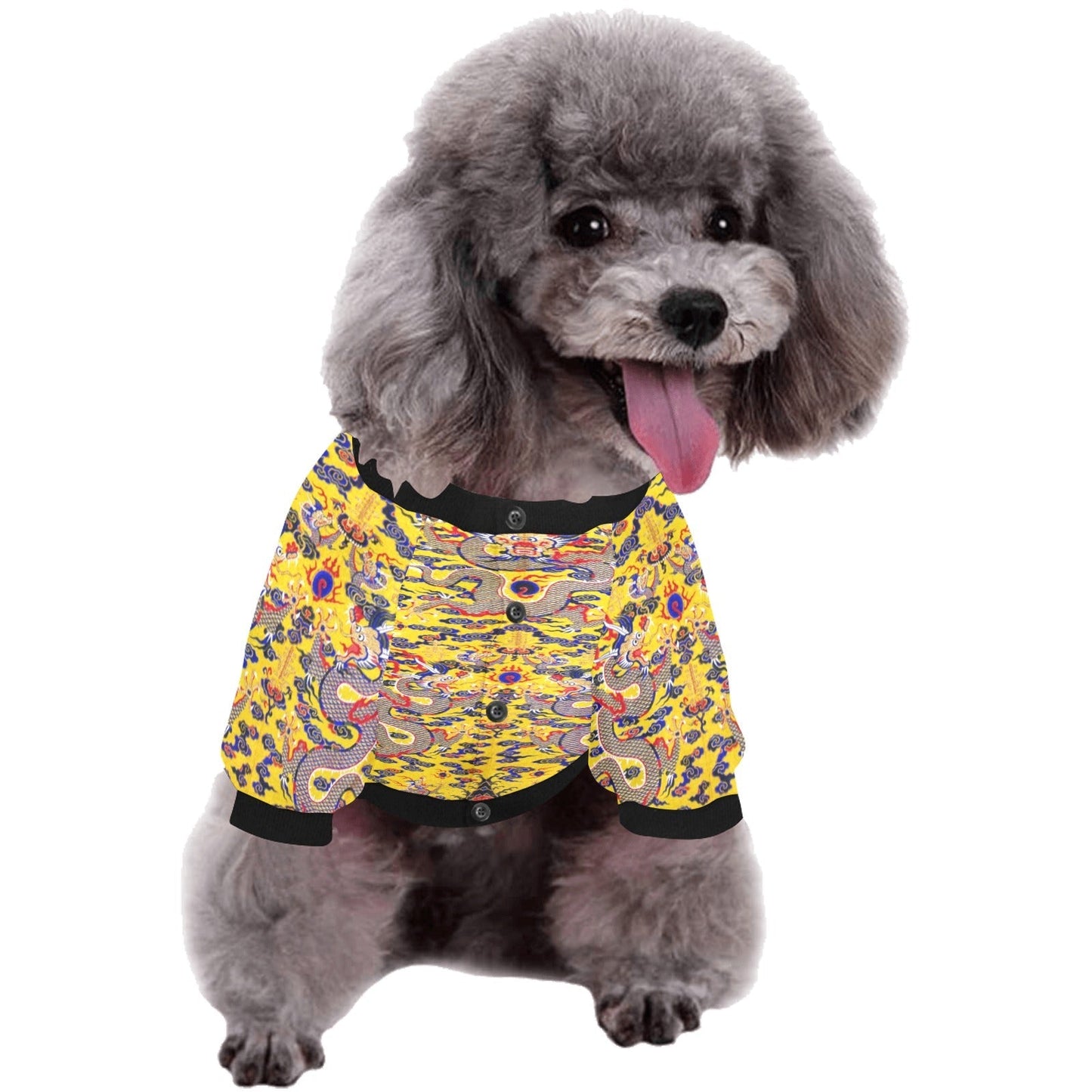 Yellow Imperial Dragon Round Neck Shirt