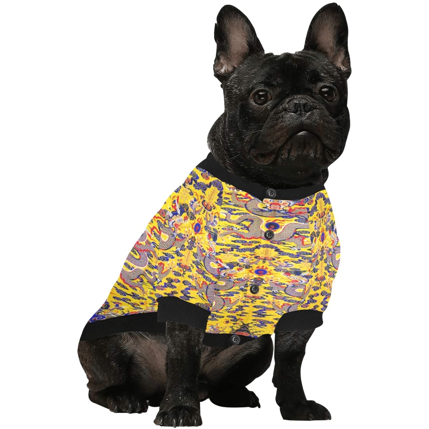 Yellow Imperial Dragon Round Neck Shirt
