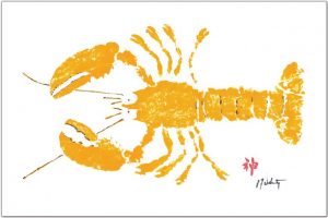 Yellow Lobster Handmade Placemat